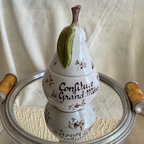 Pot confiture faïence - en,