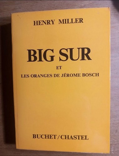 Henry miller big sur les - henry,