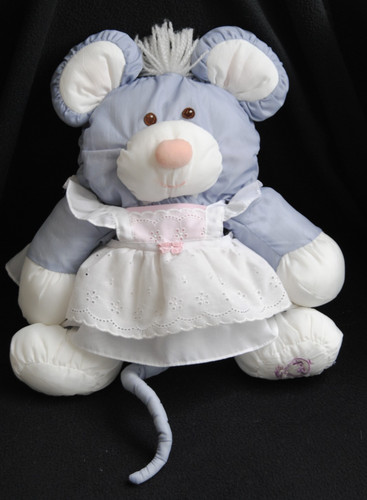 🐭Peluche doudou souris bleu