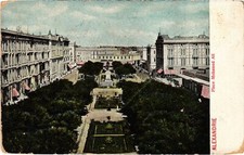 CPA AK ALEXANDRIA Place Mohamed Ali EGYPT (1325271)