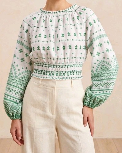 Maje blouse top coton - :,