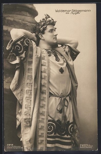 Carte postale chanteur