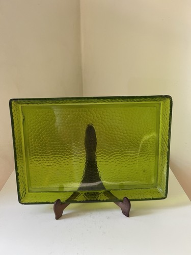 Plateau rectangulaire cristal