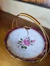 Corbeille à fruits porcelaine Chauvigny Limoges FD Deshoulières Fernand France