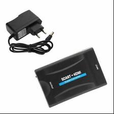 BOITIER ADAPTATEUR CONVERTISSEUR SCART PÉRITEL / HDMI MHL VIDÉO AUDIO EU plug