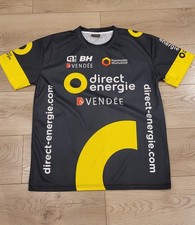 Maillot cyclisme Direct Énergie Pro Cycling Team • Taille L • Équipe Vendée •...