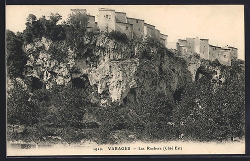 Cpa varages les - cpa, rochers