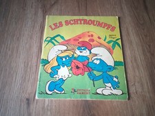 ALBUM PANINI "LES SCHTROUMPFS BY PEYO" 1983 NON COMPLET MANQUE 73 VIGNETTES
