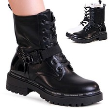 Bottes De Combat Biker Pour