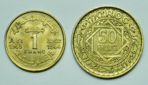 Maroc franc 1945 - -, 50