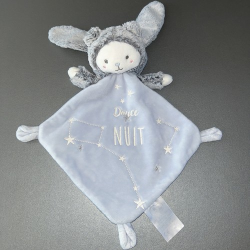 Doudou losange ours capuche