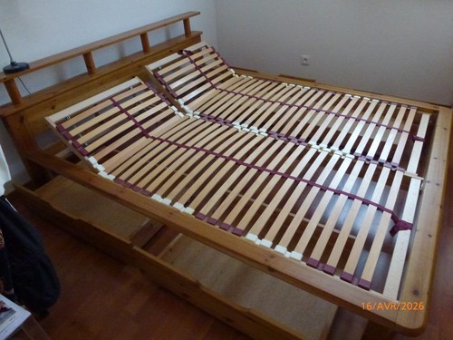 Lit 160 200 avec - lit,