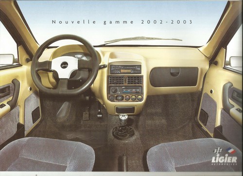 Ligier gamme nova 500 - 500, 650