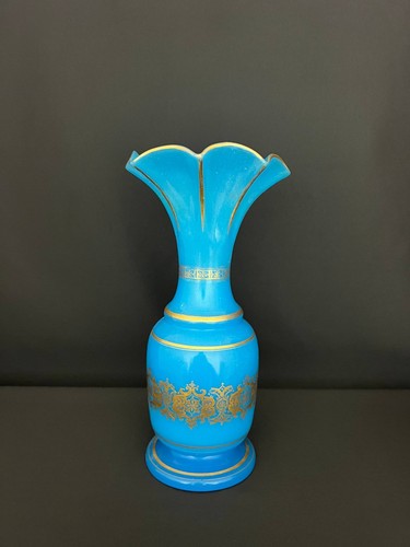 Vase verre opalin - en, à