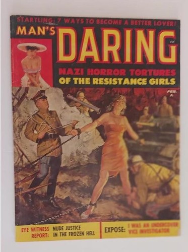 Man daring magazine feb - feb, 1961