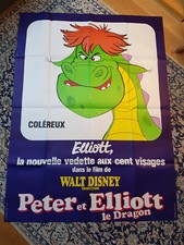 Affiche 1977 Peter et Elliott le Dragon (Coléreux) 120x160 Poster Walt Disney
