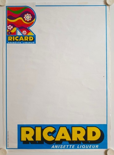 Affiche ricard anisette - ricard,