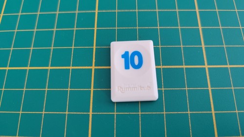 Tuile chiffre bleu jeu - tuile, 10