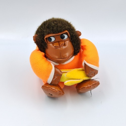 Ancienne peluche singe - , orange