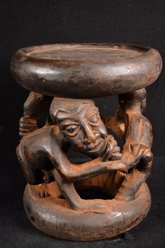 Tabouret bamoun ancien - tabouret,