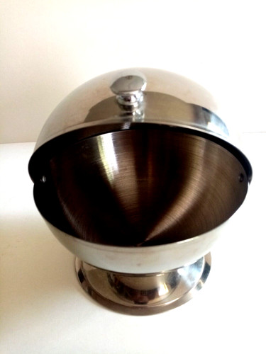 Sucrier boule inox - boule, vintage