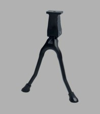 Béquille centrale double pied pour vélo VTT bicyclette en métal noir