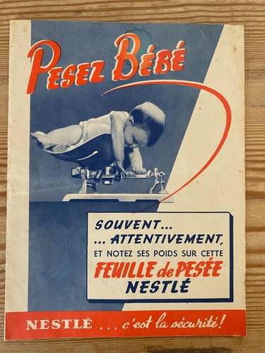 Ancienne feuille pesée - de,