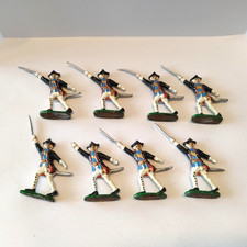 lot 8 Figurines  ancienne PLOMB a identifier soldats épée ( no quiralu ) 5,5 cm
