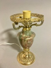 Vintage table lamp - Regency style - Onyx and Brass