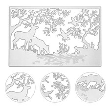  Matrices de coupe en métal pochoir modèle moule bricolage métal gaufrage modèle