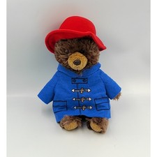 Peluche ours Paddington Bear manteau bleu chapeau rouge 2014 - 6571
