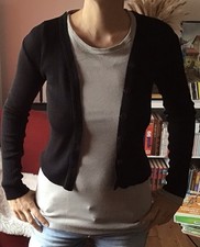 Veste femme noire Jennyfer taille L- Petit Prix ?️