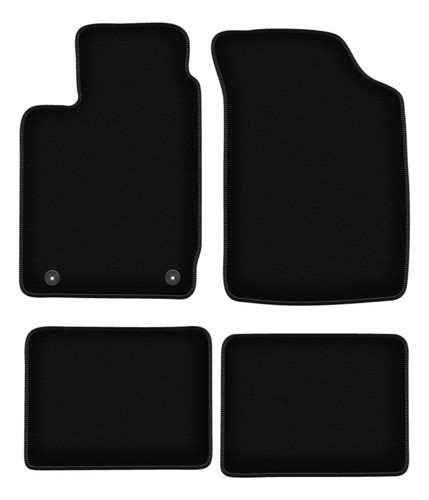 Tapis sol velours noir - tapis,