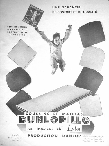 Publicité dunlopillo coussins - publicitÉ,