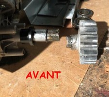 Reconstruction axe pignon