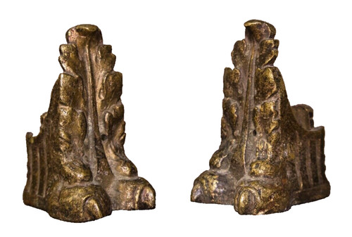 Pieds meuble bronze - pieds, de