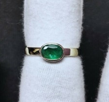 Bague En Émeraude En Or Jaune