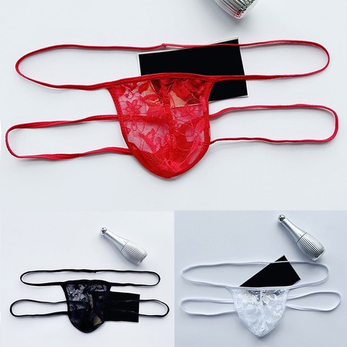 String homme dentelle sous
