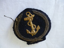 insigne de casquette sous officier marinier-ancien-