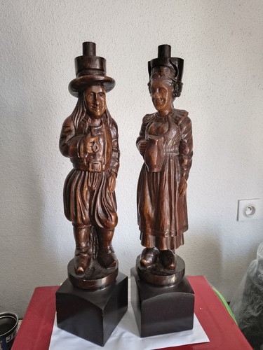 Grande paire sculpture - de,