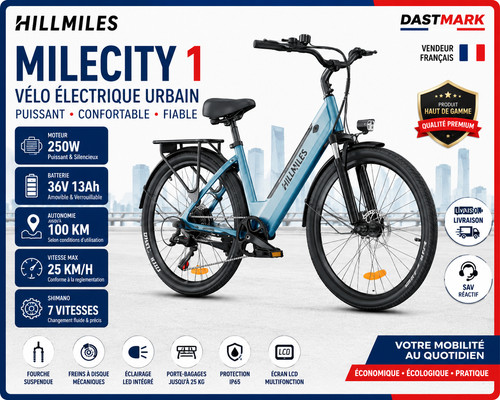 Vélo électrique hillmiles - Électrique,