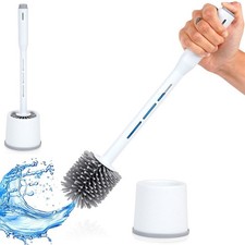 Brosse WC Silicone Blanche