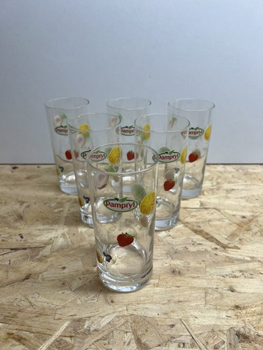 Lot verres jus de fruits - 6,