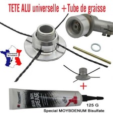 Tête fil rotofil ALU green  debroussailleuse universelle + adaptateur + graisse 