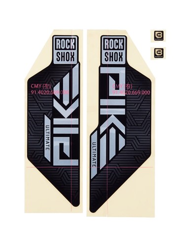 Rock shox kit adhésif design - shox,