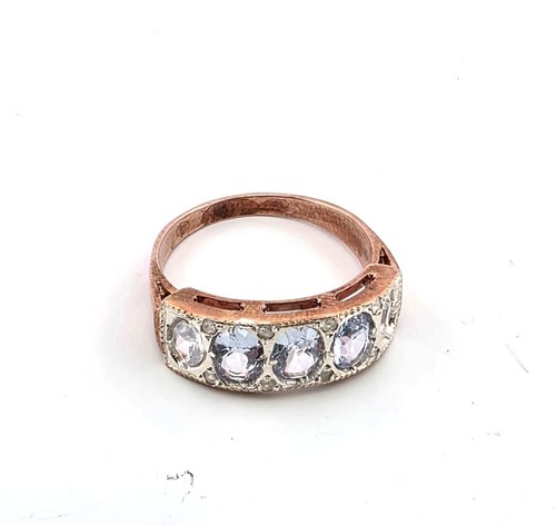 Ring karat rose gold - -, 9-karat
