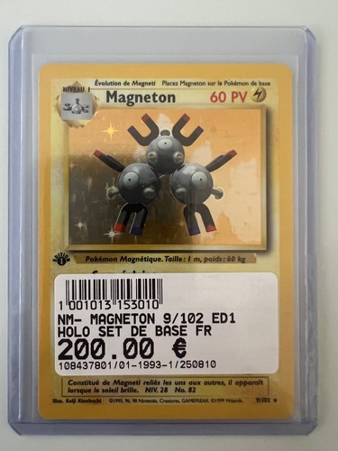 Carte pokemon magneton - carte, 9/102