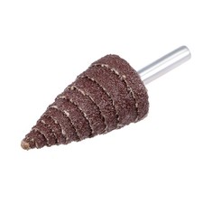 1'' forme cône tige monté roue lamelle Cartouche Ébavurage Ponçage 80 grain