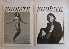 Revue EGOÏSTE - N°12 TOME I et II -  Yannick Noah - André  Et Raphaël Glucksmann