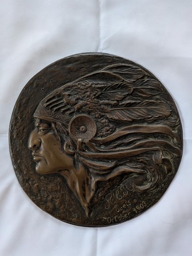 Antique art nouveau bronze - art,